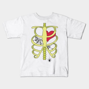 Skeleton Rib Cage Kids T-Shirt